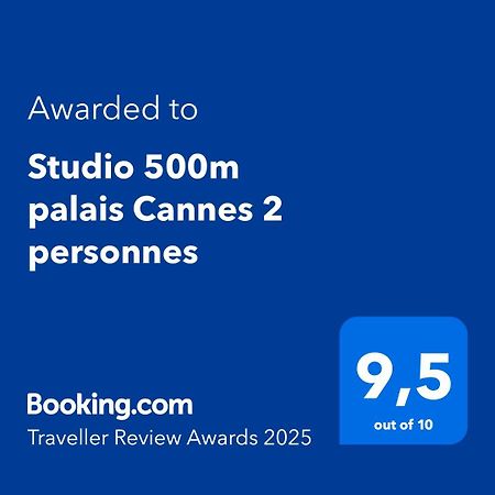 Studio 500M Palais Cannes 2 Personnes ภายนอก รูปภาพ
